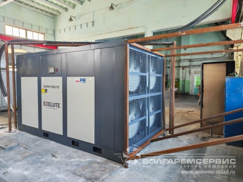 Поставка винтового компрессора exelute expm 250